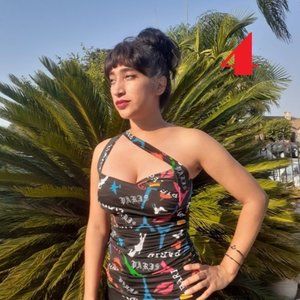 Tommy control Pin up Retro vintage 1950's criss cross top SIZE MEDIUM